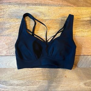 Lululemon Black Strappy Sports Bra Size 4